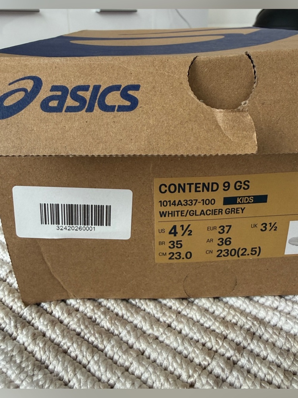 ASICS Contend 9 GS Youth 4.5 / Womens 6 - Picture 4 of 9